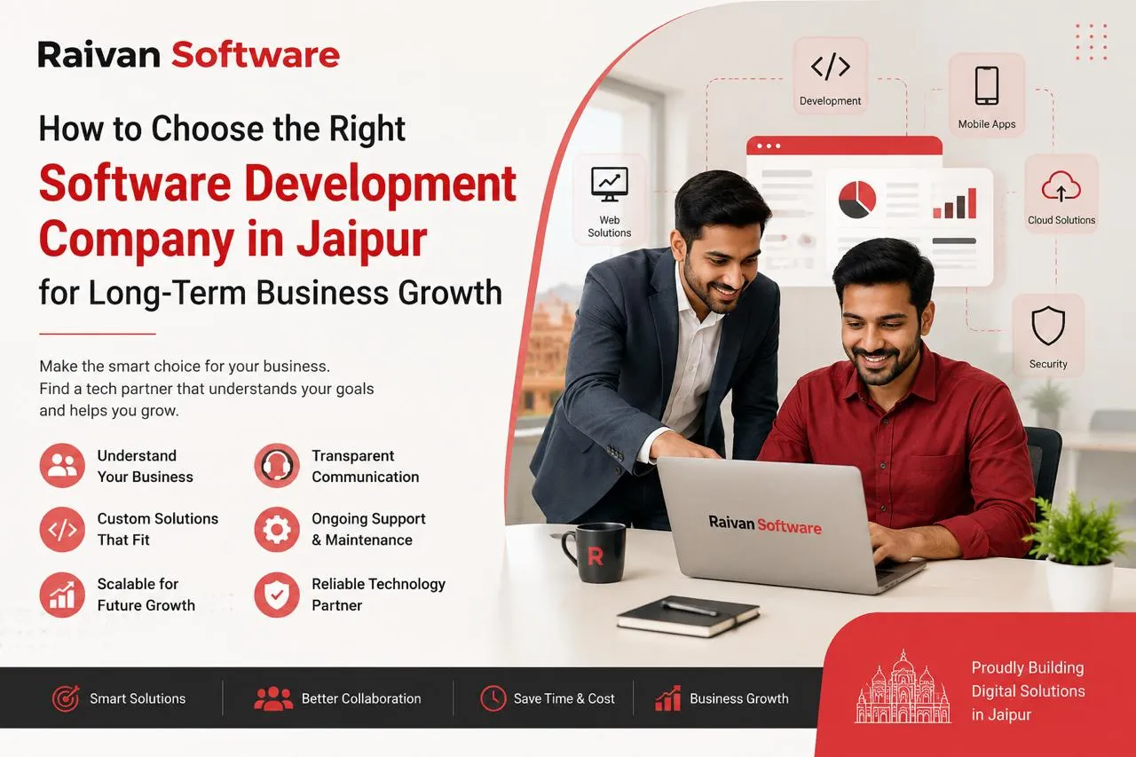 How to Choose the Right Software Development Company in Jaipur for Long-Term Business Growth
